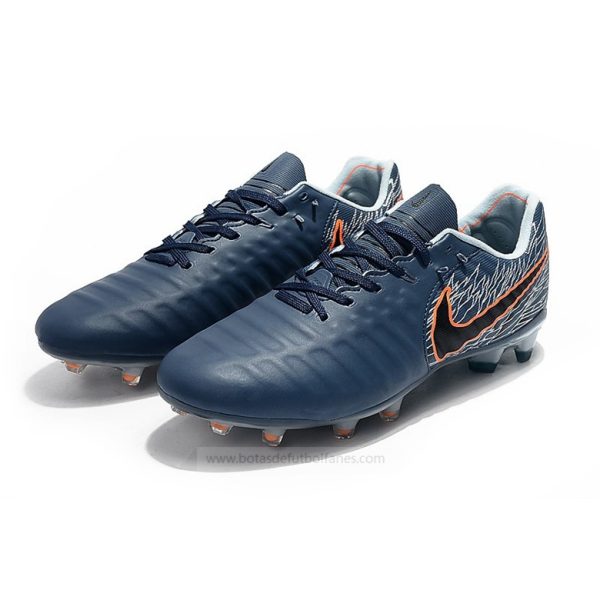 Nike Tiempo Legend Elite FG Cian Negro Naranja